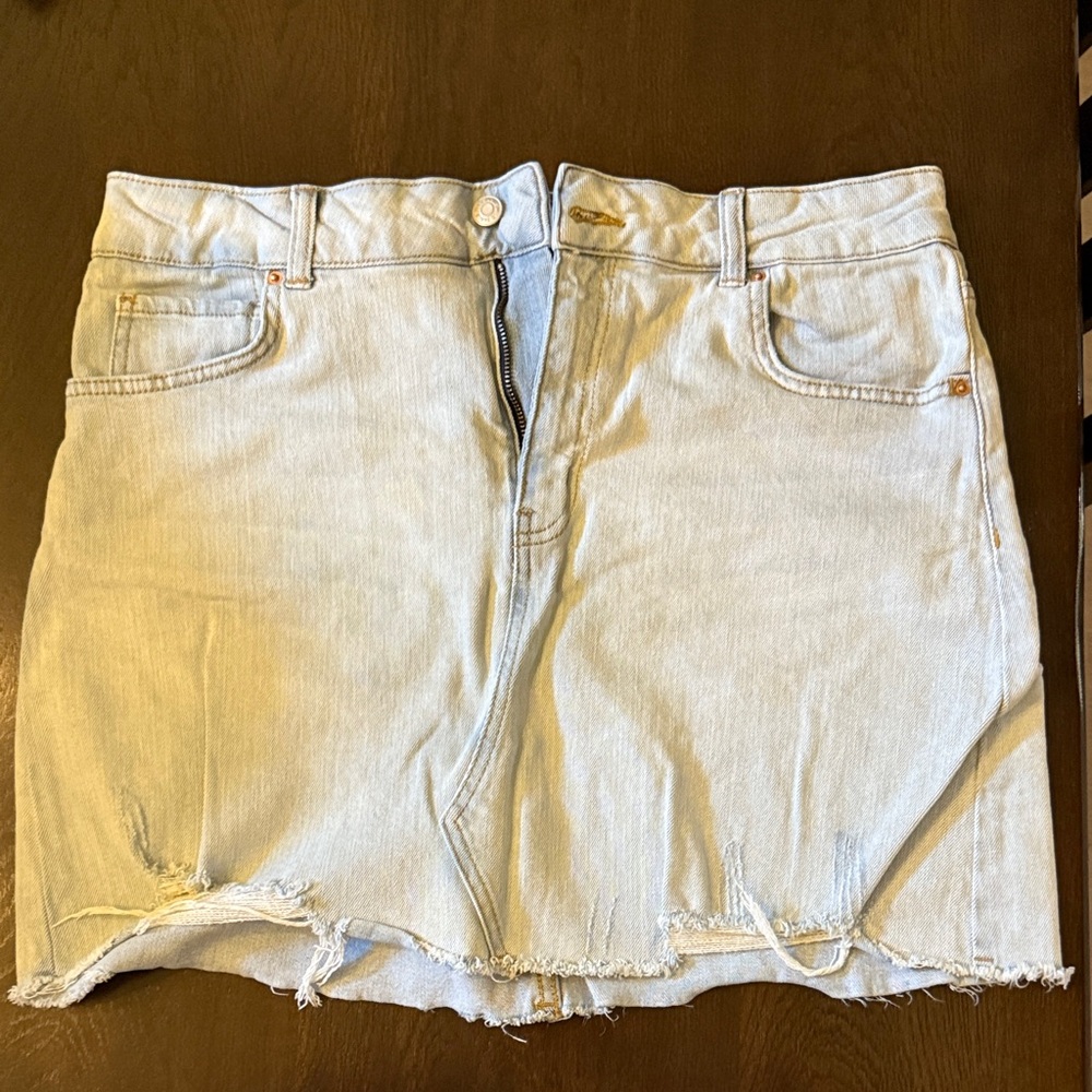 Wild Fable Light Blue Denim Skirt